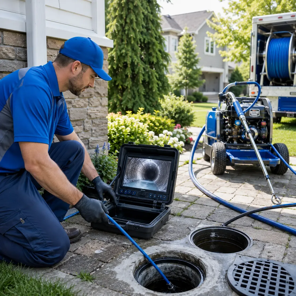 Outdoor drain cleaning professionals serving Bullard, TX