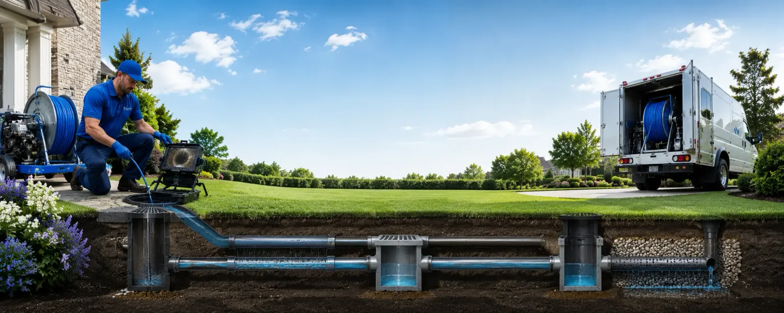 Outdoor drain cleaning information for Bullard, TX